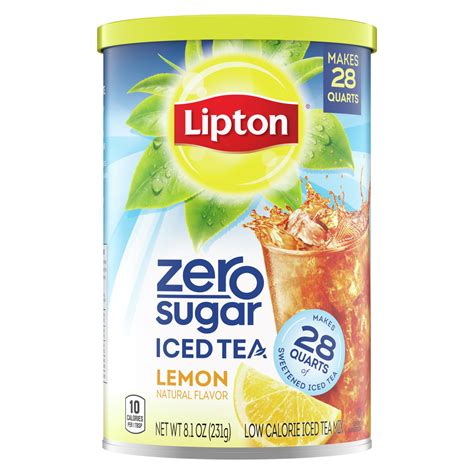 lipton-zero-sugar-lemon-iced-tea-mix-lipton image