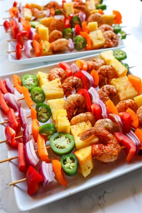 sweet-spicy-pineapple-shrimp-skewers-good-food image