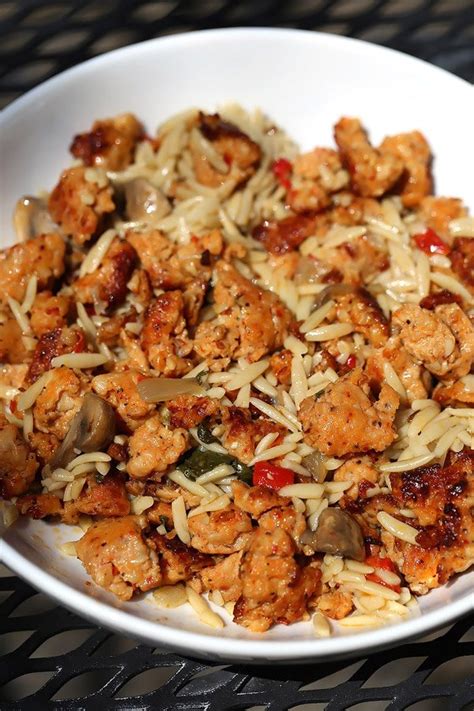 easy-italian-sausage-and-orzo-skillet-dinner-five-silver image