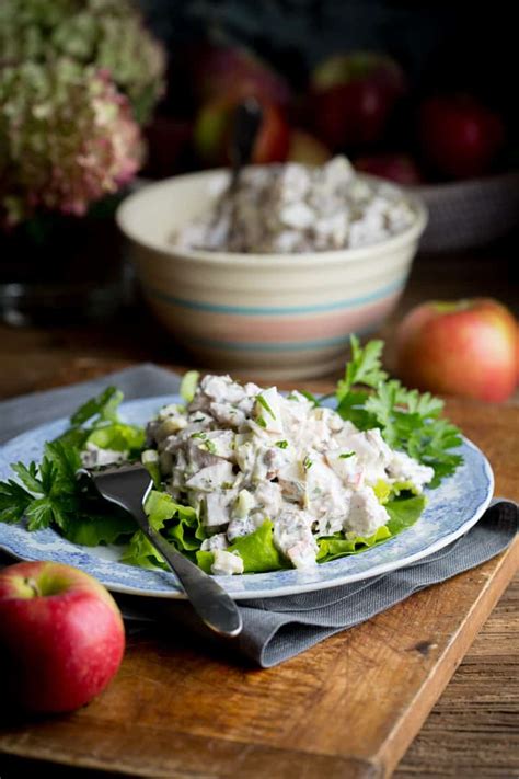 waldorf-chicken-salad-healthy-seasonal image