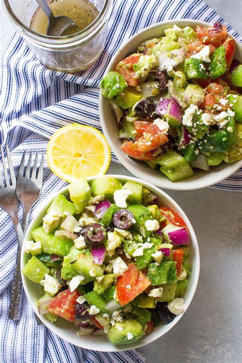 avocado-greek-salad-kathryns-kitchen image