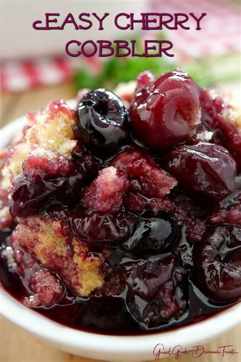 easy-cherry-cobbler-recipe-great-grub-delicious-treats image