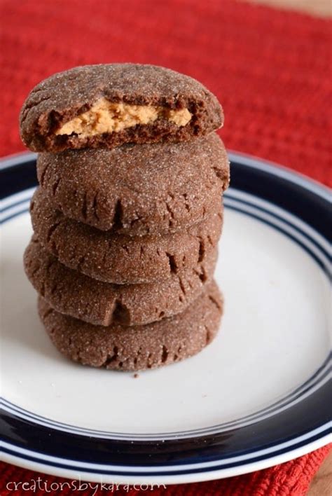 chocolate-peanut-butter-cookies-magic-middle-cookies image