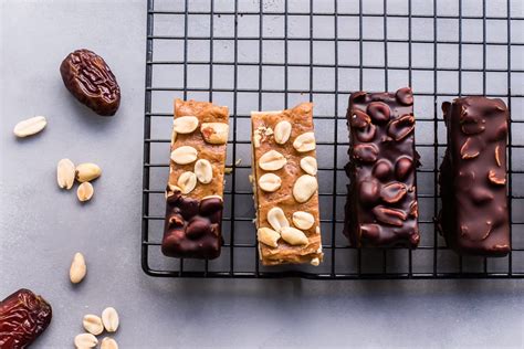 healthy-caramel-peanut-nougat-candy-bars image