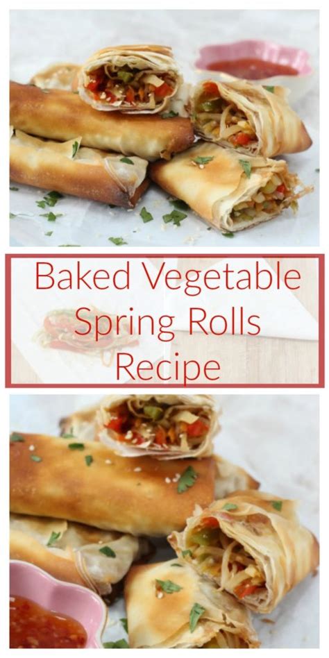 baked-vegetable-spring-rolls-recipe-super-healthy-kids image