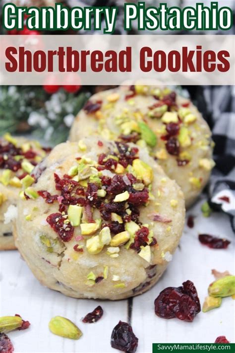 pistachio-cranberry-shortbread-cookies-savvy-mama image
