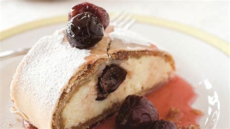 ricotta-and-cherry-strudel-recipe-bon-apptit image