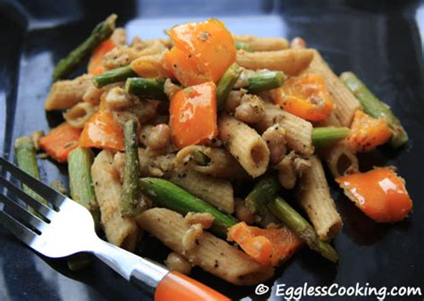 vegan-lemon-pepper-pasta-recipe-eggless-cooking image