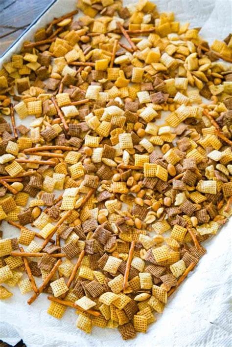 the-best-chex-mix-oven-baked-julies-eats-treats image