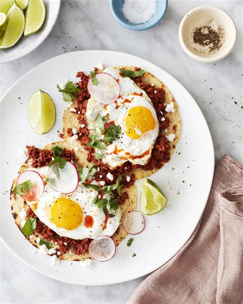 soy-chorizo-and-fried-egg-breakfast-tacos-kitchn image