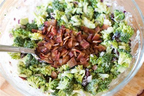 easy-creamy-broccoli-salad-with-bacon image