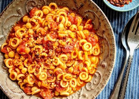 pasta-and-chickpea-stew-recipe-lovefoodcom image