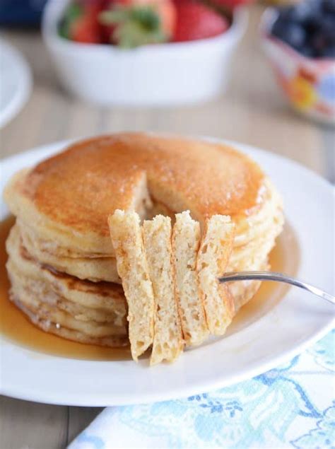 fluffy-buttermilk-overnight-pancakes-recipe-mels image