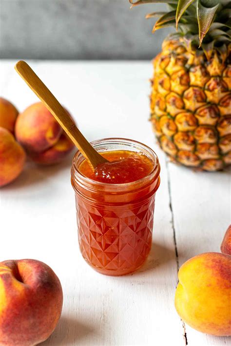 peach-and-pineapple-jam-recipe-simply image