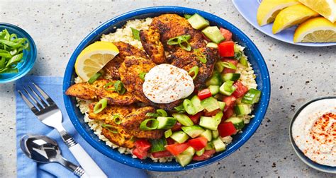 chicken-couscous-with-a-mediterranean-salad image