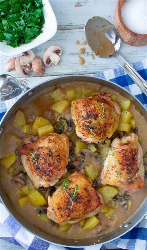 one-pot-chicken-with-potatoes-and-gravy-joes-healthy image