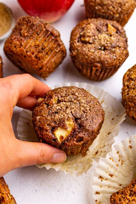 healthy-apple-butter-muffins-easy-robust image