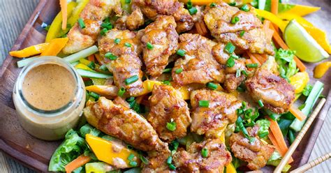 paleo-bang-bang-chicken-with-spicy-almond-sauce image