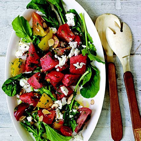 tomato-and-watermelon-salad-with-feta-and-toasted image