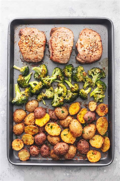 recipe-for-sheet-pan-pork-chops-with-potatoes-and-broccoli image