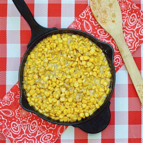 easy-skillet-creamed-corn-simply-side image