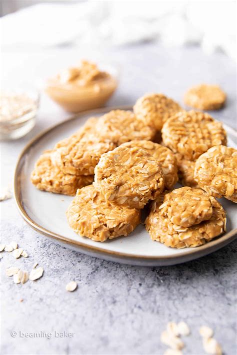 easy-peanut-butter-no-bake-cookies-3-ingredients image