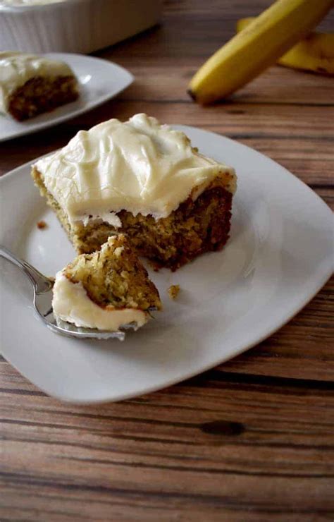 gluten-free-banana-cake-with-cream-cheese-frosting image