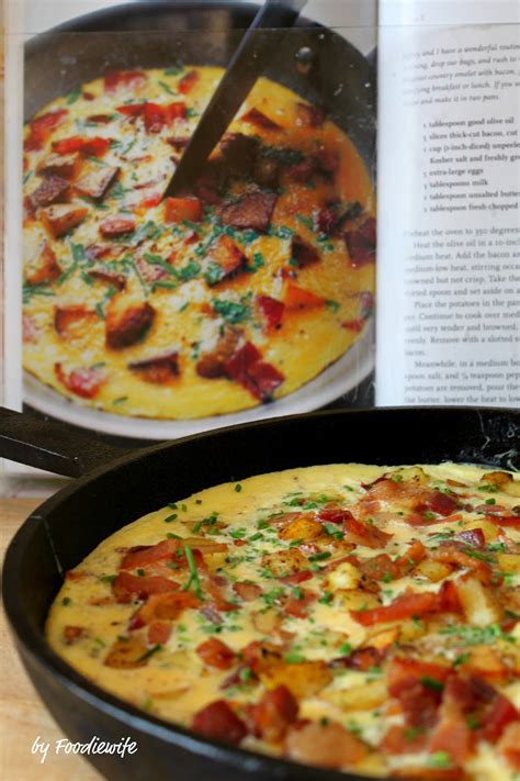 country-french-omelet-bacon-potato-frittata image
