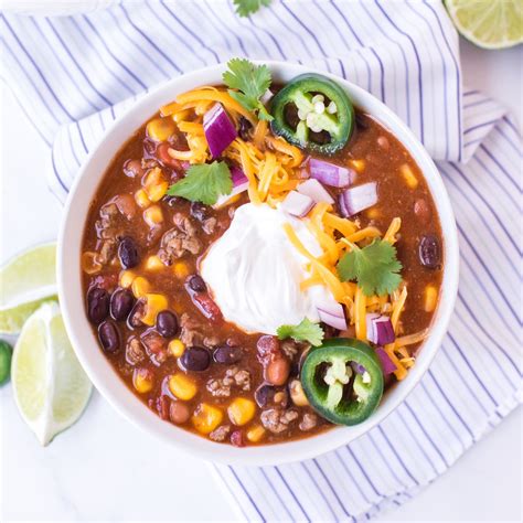 easy-taco-soup-recipe-freezer-meal-the-foodie-affair image