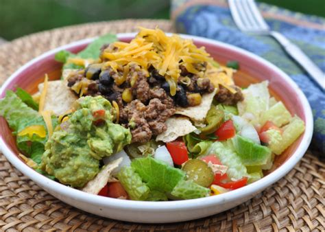 slow-cooker-turkey-taco-meat-and-a-taco-salad image