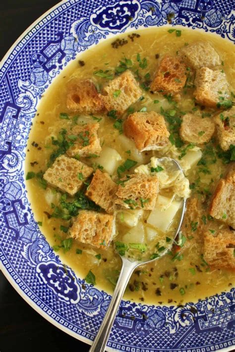 Česnečka-czech-garlic-soup-aka-hangover-soup image