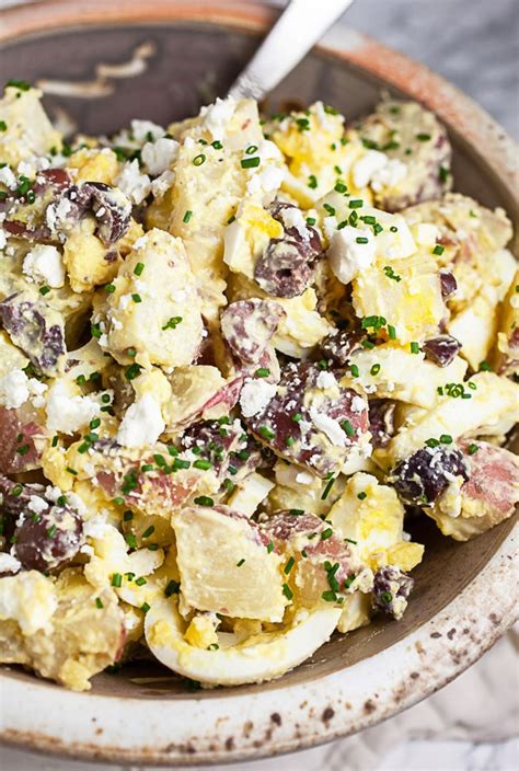 mediterranean-potato-salad-with-feta-the-rustic-foodie image