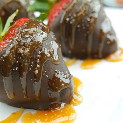 salted-caramel-chocolate-covered-strawberries image