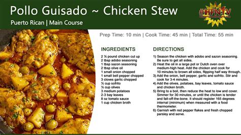 pollo-guisado-chicken-stew-hispanic-food-network image
