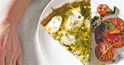 courgette-and-ricotta-tart-summer-vegetarian image