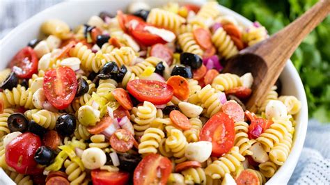 classic-italian-pasta-salad-with-homemade-italian-dressing image