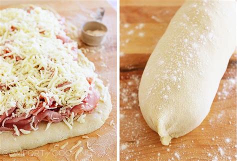 3-ingredient-baked-ham-and-cheese-rollups image