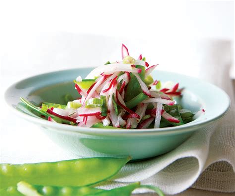 snow-pea-scallion-and-radish-salad image
