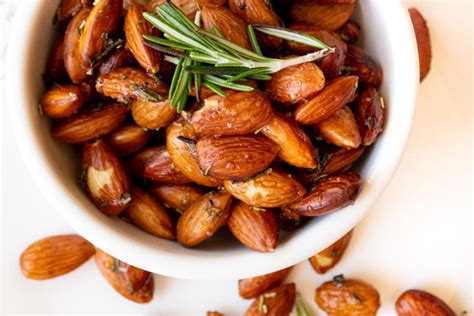 rosemary-garlic-oven-roasted-almonds-recipe-ketofocus image