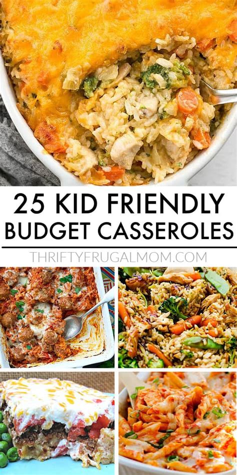 25-cheap-and-easy-kid-friendly-casseroles-thrifty image