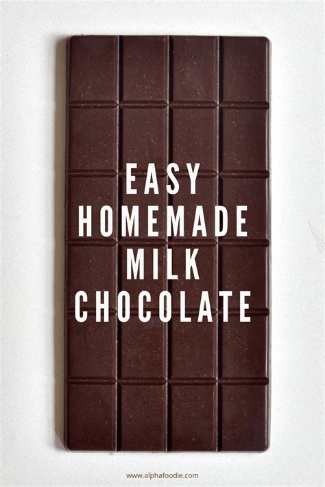 how-to-make-milk-chocolate-alphafoodie image