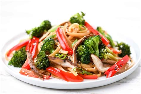 charred-broccoli-and-shiitake-mushroom-noodles image