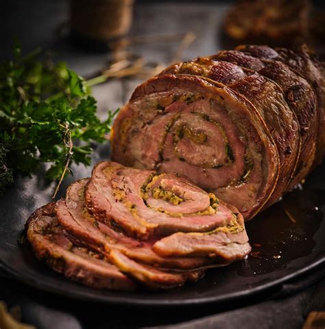 herb-stuffed-braised-pork-roast image