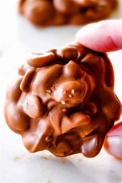 crockpot-chocolate-peanut-clusters-fool-proof image