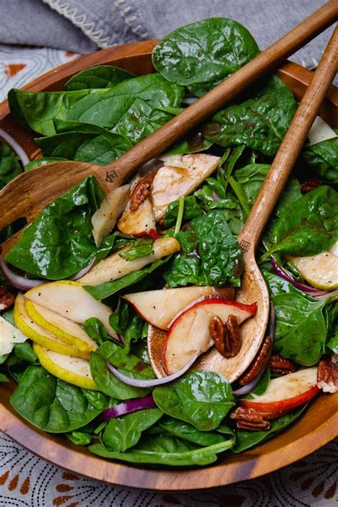 pear-and-spinach-salad-with-balsamic-vinaigrette image