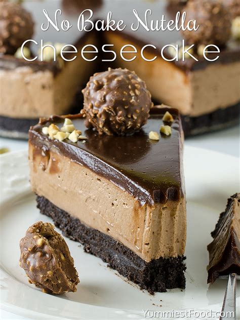 no-bake-nutella-cheesecake-recipe-yummiest-food image
