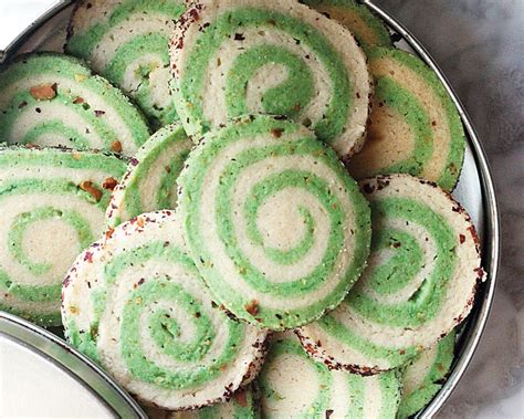 halva-and-pistachio-pinwheel-cookies image