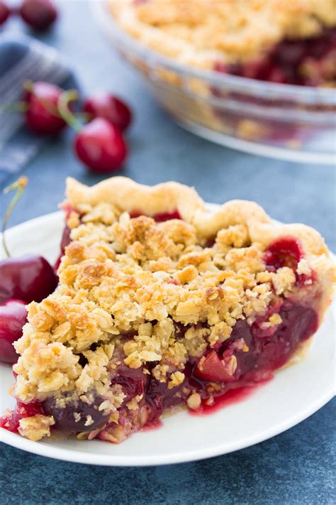 cherry-crumble-pie-kristines-kitchen image