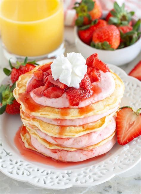 strawberry-cheesecake-pancakes-food-lovin-family image