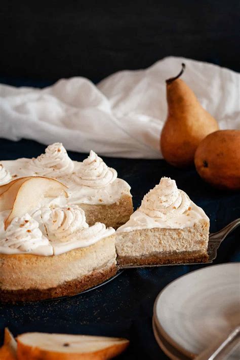 pear-cheesecake-with-ginger-spice-easy-step-by-step image